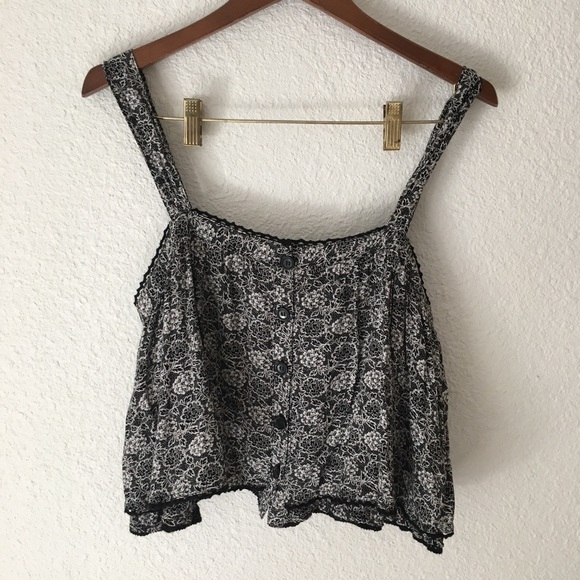 Free People Floral Crop top - Picture 3 of 5